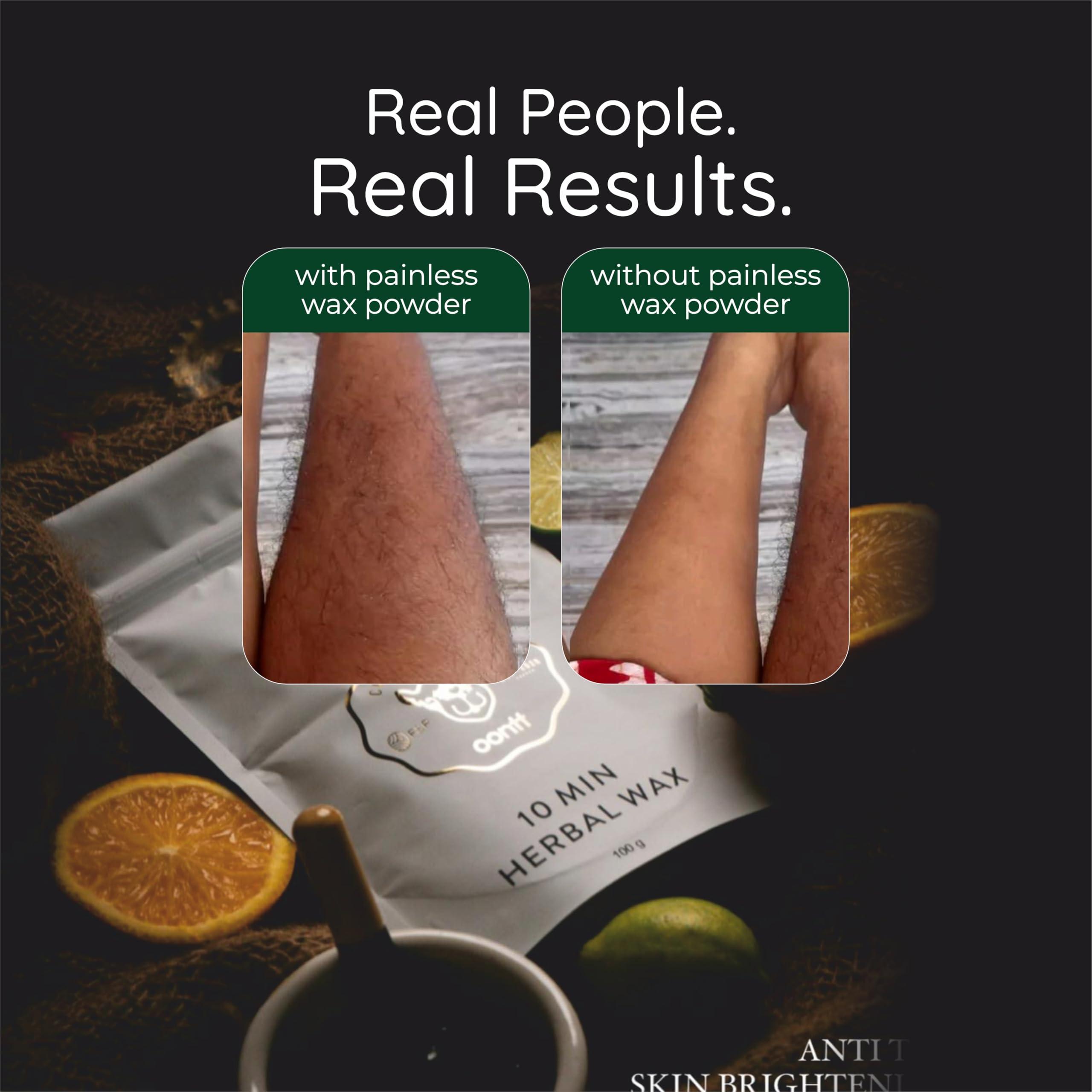 FAITH & PATIENCE FAITH & PATIENCE Hair Removal Powder For Men & Women, Faith And Patience Camel Milk Wax 10 Min Herbal And Chocolate Wax Combo, Pack of 1