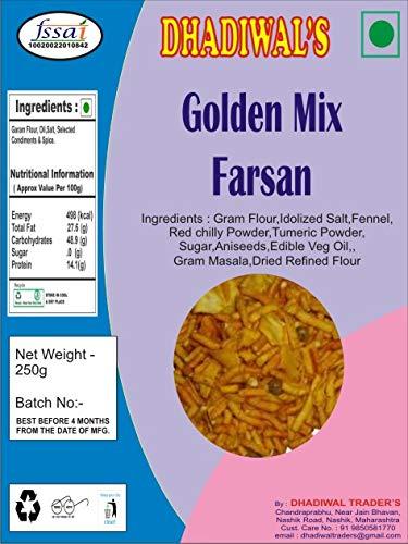DHADIWAL DHADIWAL'S Golden Mix FARSAN (NAMKEEN) (Diwali Special) (500 GM)
