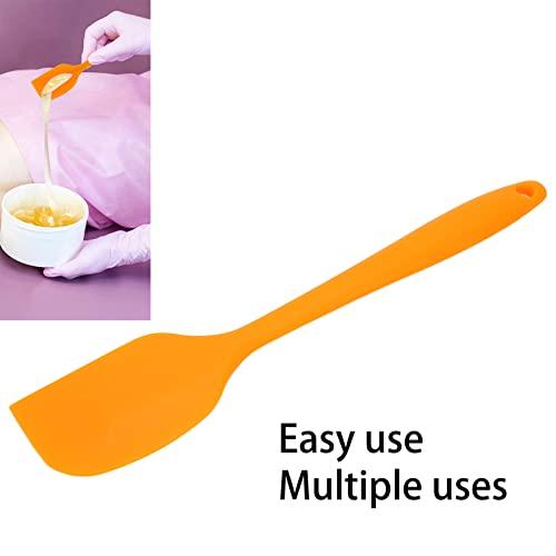 Fabater Hair Removal Sticks, Body Use Silicone Wax Spatulas Reusable Appropriate Size Wax Sticks for Women for Men for Salon for Home
