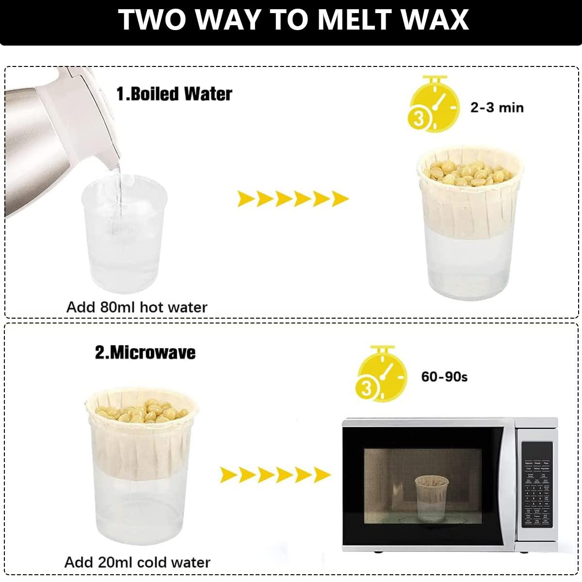 HANNEA HANNEA Nose Wax Kit, Men & Women\'s Nose Hair Waxing Kit with 100g Wax Beads for Quick & Easy Removal