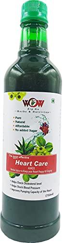 WOW ZIP - GO HERBS & NUTRITION WOW ZIP - GO HERBS & NUTRITION -100% Pure Heart Care Herbal Juice for Healthy Heart and BP Juice. (750 Ml + 1 Honey 55g) Free Immunity Enhancing Honey.