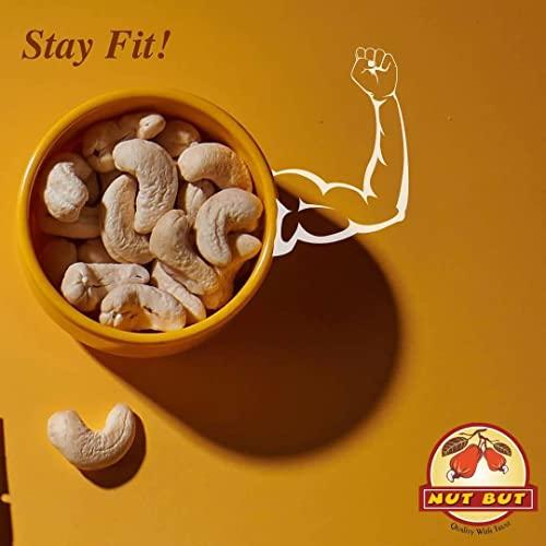 NUT BUT NUT BUT 100% Natural Premium 500g pack | Whole Crunchy Cashew | Premium Kaju Cashew Nuts Dry Fruit Nutritious & Delicious Gluten Free & Plant-based Protein Kaju