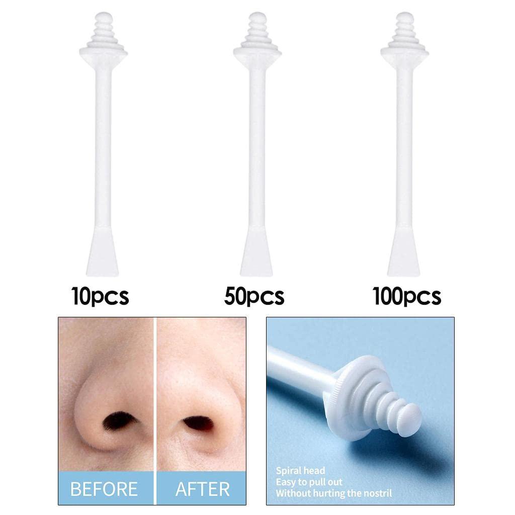 CALANDIS CALANDIS Nose Hair Removal Sticks Nose Wax Applicator for Nostril Nasal Cleaning 10Pcs