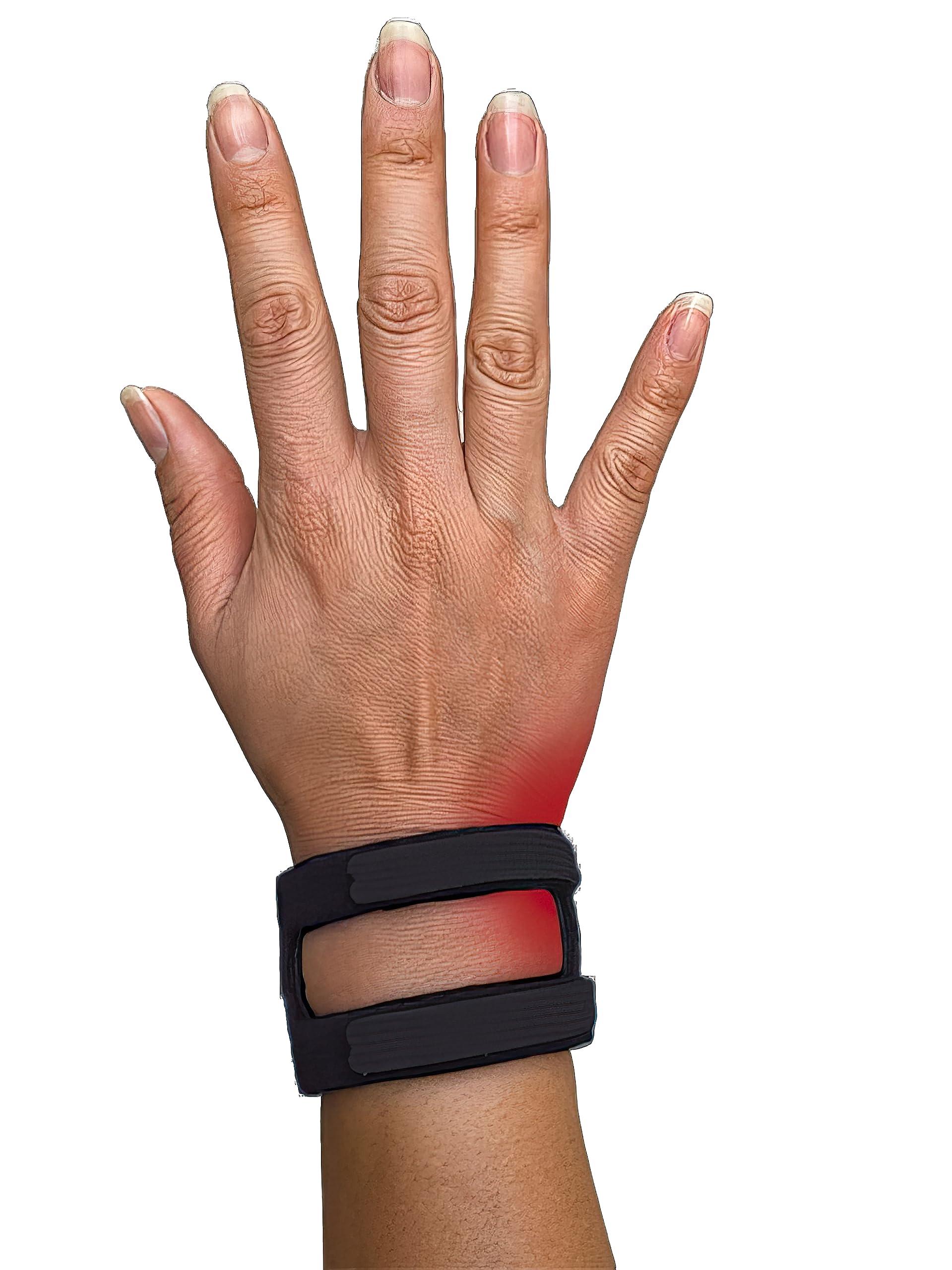 WristWidget WristWidget Nylon Black Adjustable Wrist Brace For Tfcc Tears, One Size Fits Most. For Left And Right Wrists, Support For Weight Bearing Strain, Exercise, Sprain