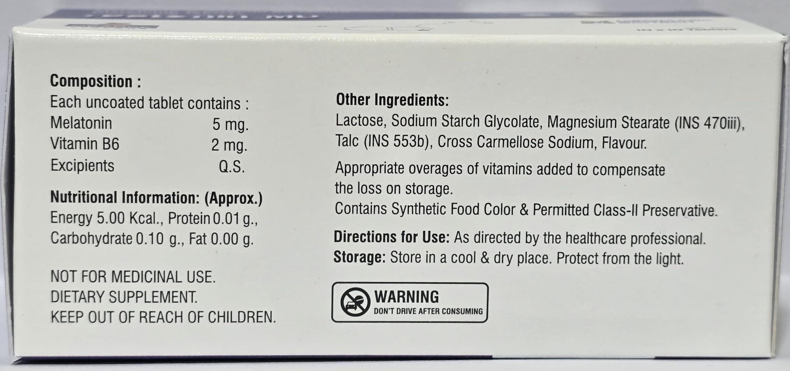 restonin restonin-MD Melatonin and Vitamin B6 Mouth Dissolving Tablets (1x10 TAB)