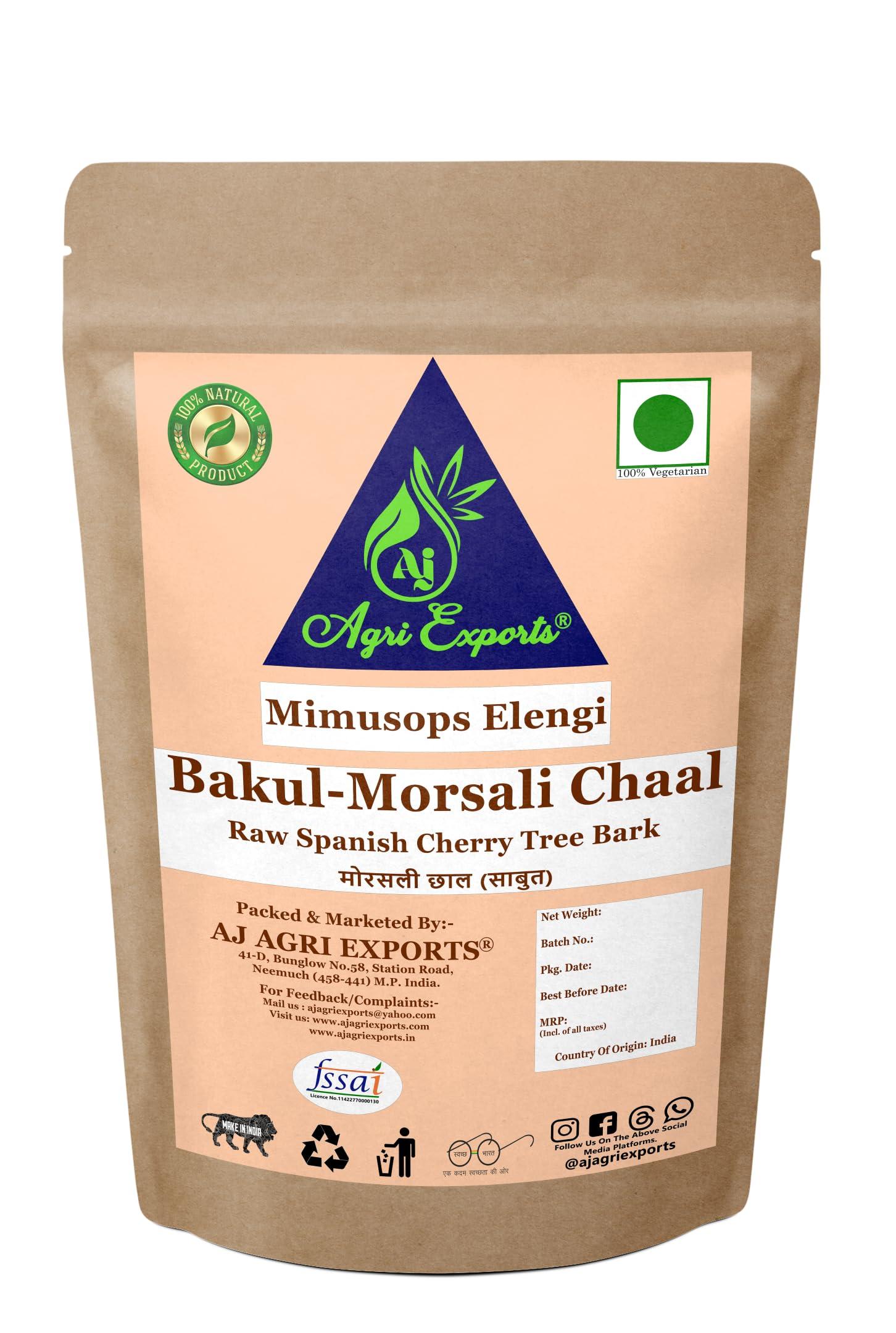 AJ AGRI EXPORTS AJ AGRI EXPORTS Maulsari Chhal - Maulsari Chaal - Bakul Chhal - Molsari Chhal - Bakul Chaal - Bakul Ki Chhal - Moulsiri Chal - Morsali Chhal - Spanish Cherry Tree Bark - Mimusops Elengi - (100Gram)