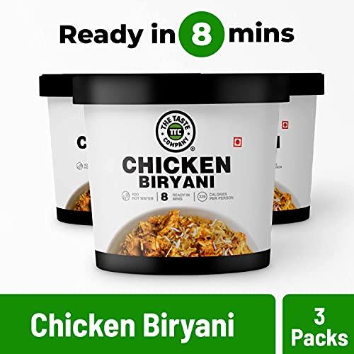 TheTasteCompany TheTasteCompany Chicken Biryani - Ready to Eat | Instant Food | Taste Company (Pack of 3)