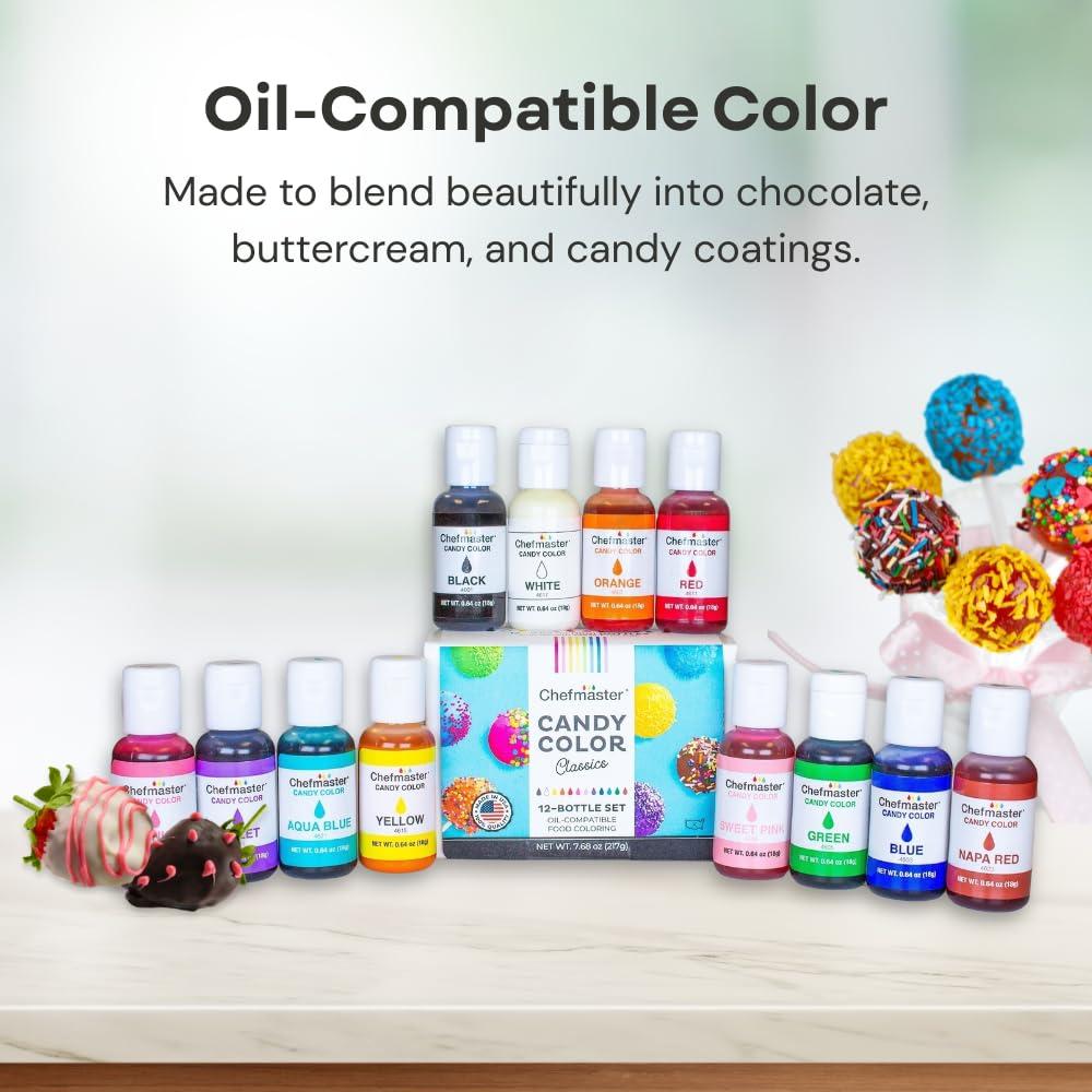 Chefmaster Chefmaster Liquid Candy Color, Black, 20 g