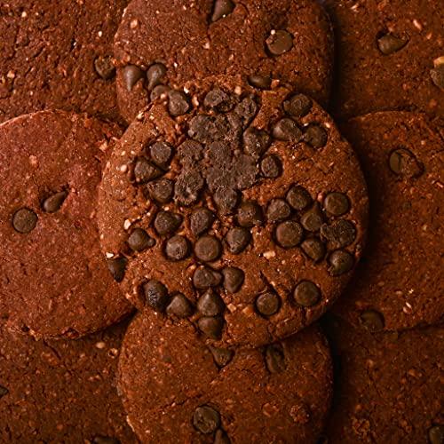 KIKIBIX Kikibix Choco Chip Cookies | No Maida, No Refine Sugar | Made With Organic Jaggery | Tasty & Healthy Snacks For Adults & Kids | Multigrain Millets | Tiffin Box Snack | Jowar Chocolate | 390 Gm