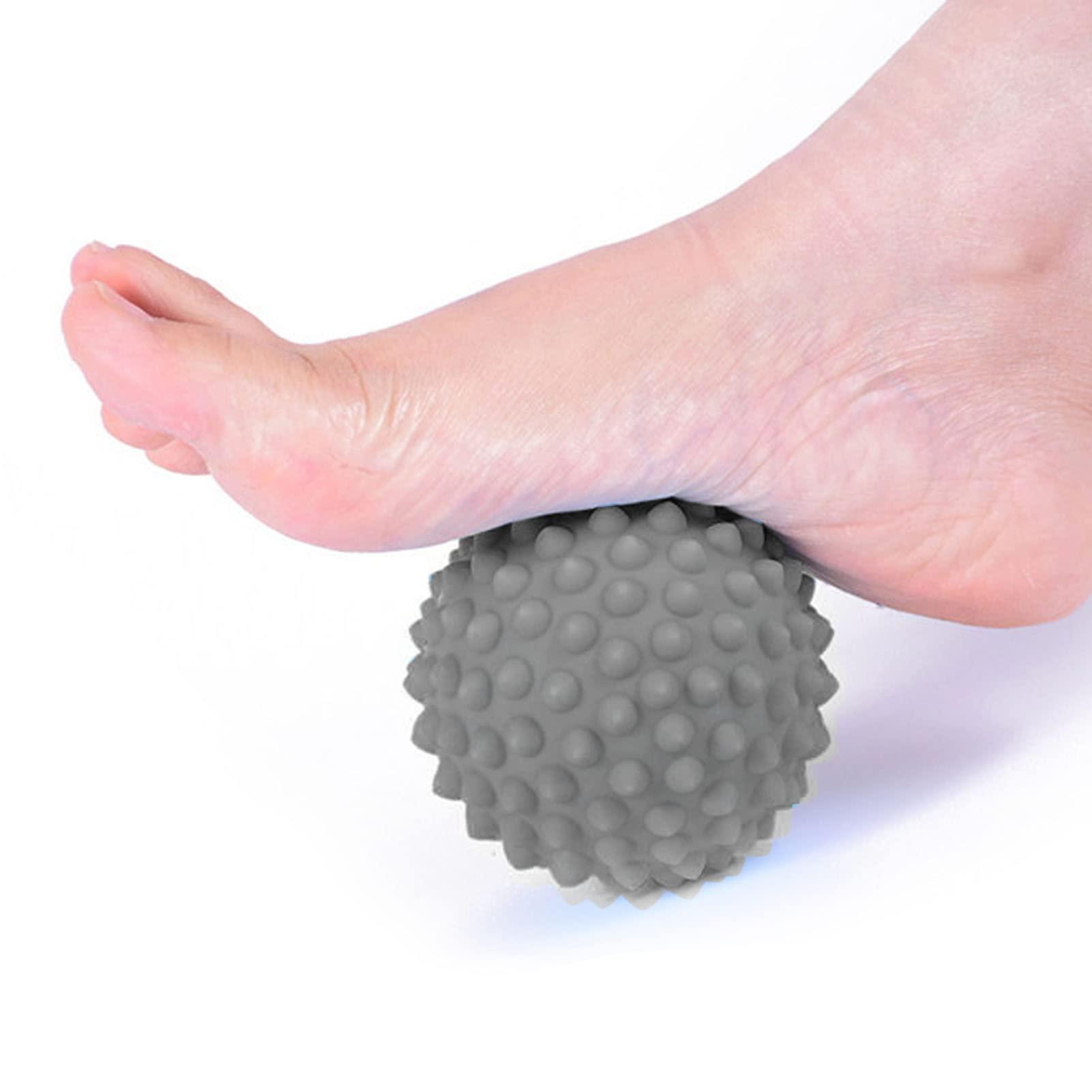 CURLEE Foot Massage Spiky Balls, Multipurpose Muscle Recovery Trigger Point Foot Myofascial Balls for Foot