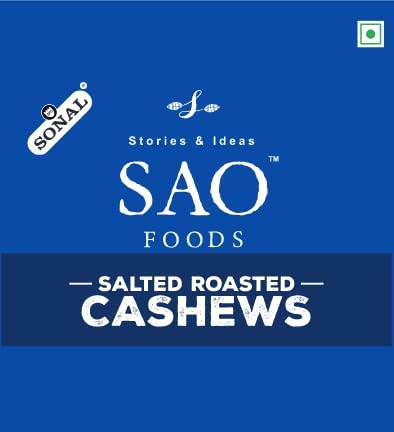 Stories & Ideas SAO Foods Sao Foods Freshly Roasted & Salted Cashews PET Jar 250 gm, Nutrient-Rich, Healthy Snack, Handpicked Cashews, Wholesome and Satisfyingly Crunchy, Gluten-free cashews, Healthy Dry Fruits, High Protein & Fiber, Perfect for Snacking
