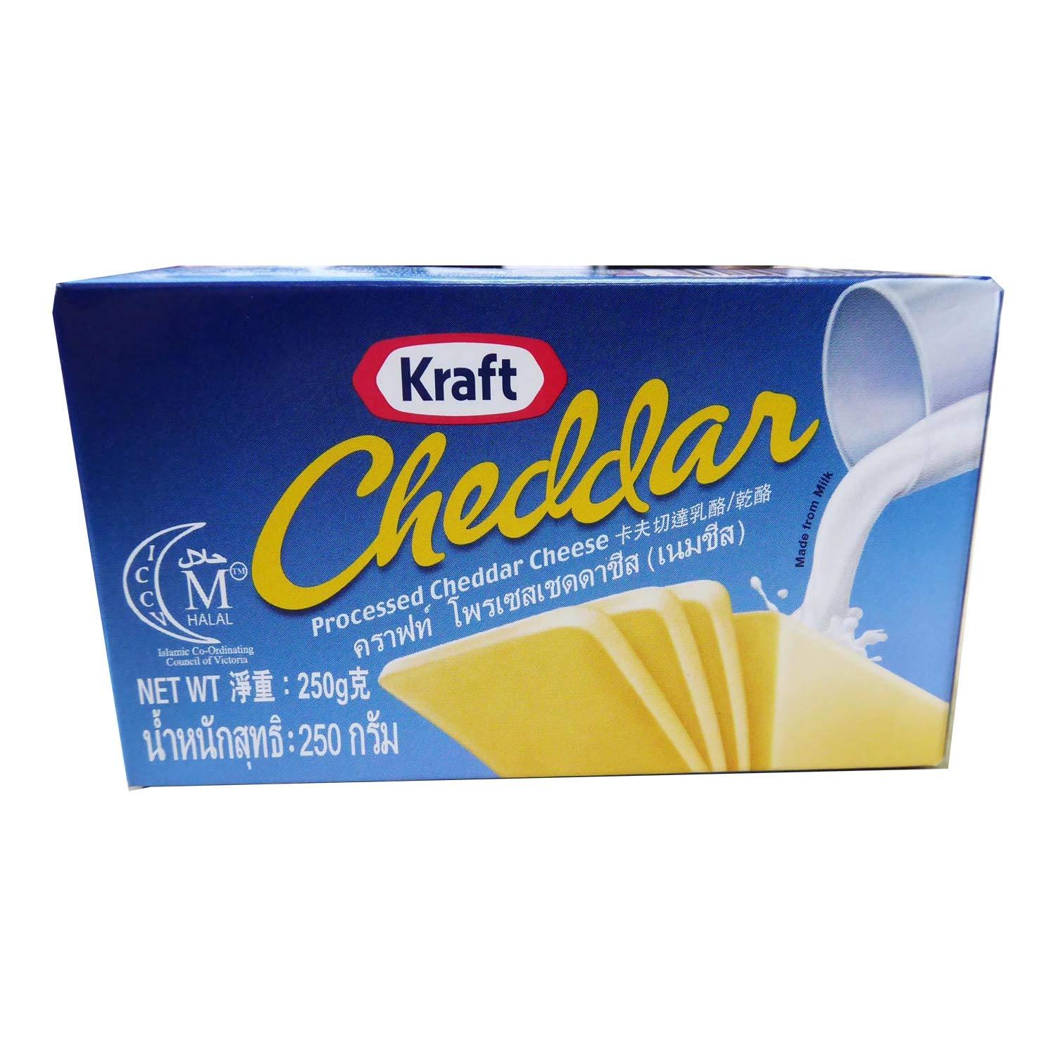Kraft Kraft Processed Cheddar Cheese, 250 g