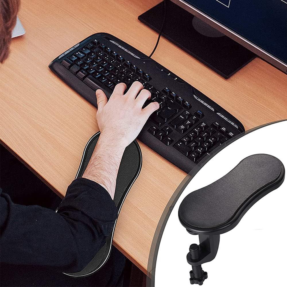 HaRvic HaRvic Computer Arm Rest for PC, Laptop, Desk Extender Table Pad Hand Support Adjustable Armrest Wrist Support Rotating Arm Rest Extender Elbow Rest for Desk, Arm Rest Suitable for Table, Office