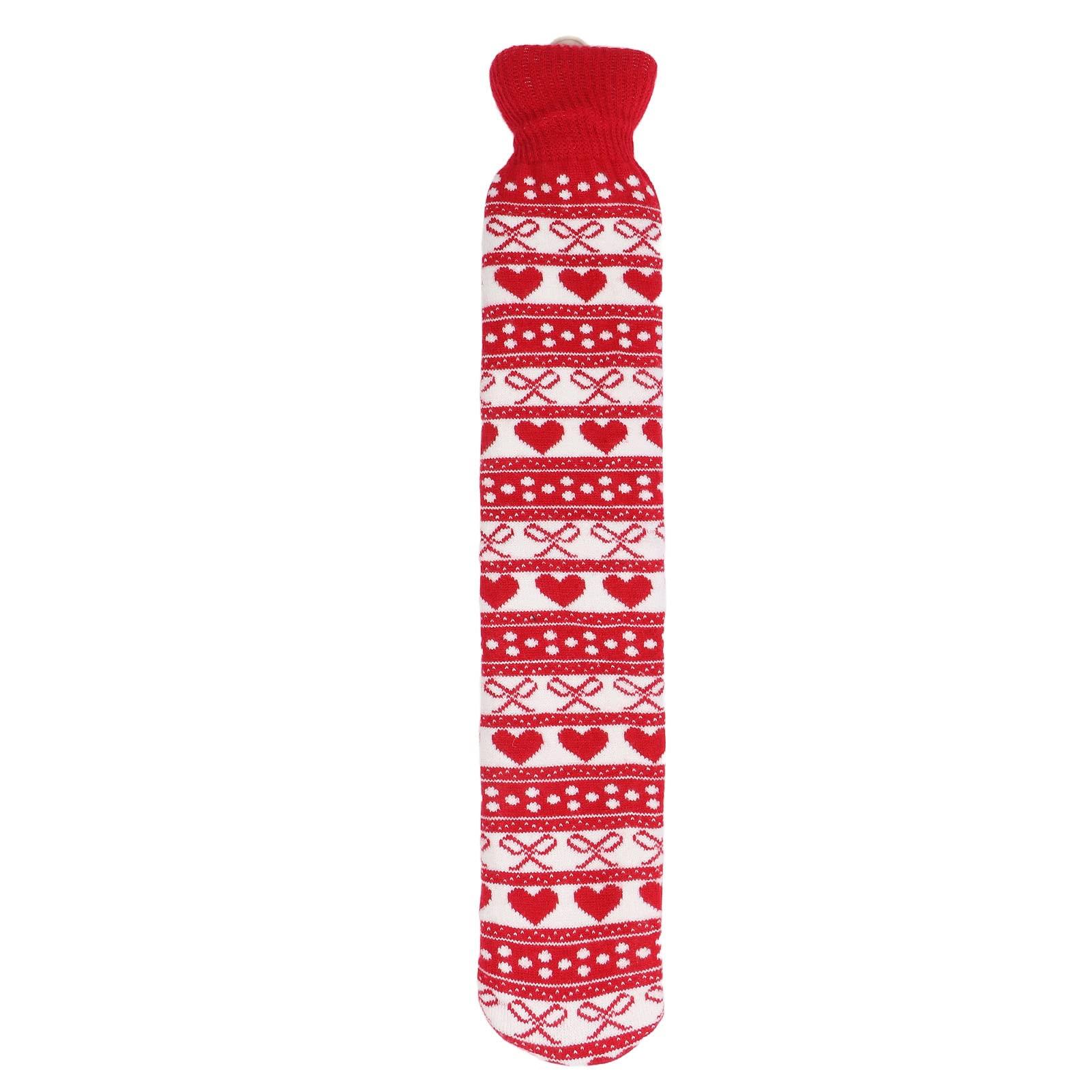 Meiyya Hot Water Bottle, Safe 1L Foldable Portable Soft Flexible Hot Water Bag with Knitted Cover for Neck Waist for Abdomen for Men Women(Butterfly)