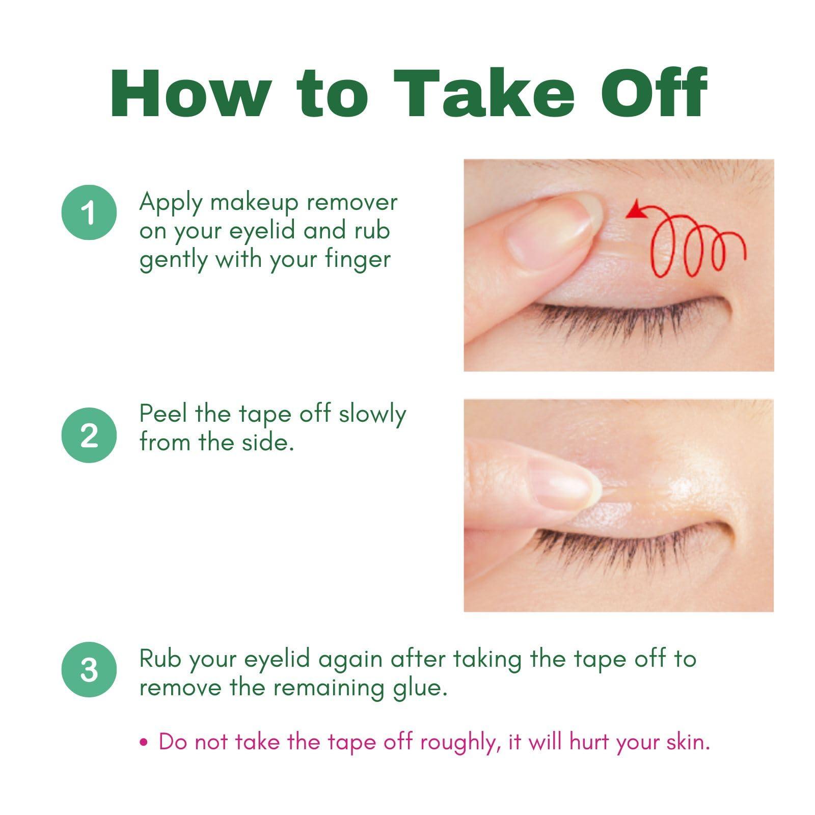 UPD DUP Wonder Eyelid Tape (Green)-One Side 120Ct