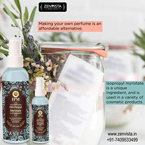 Zenvista Meditech Zenvista Meditech ISO Propyl Myristate (IPM), Use In Facial Creams, Gel, Best For Soap Making, DIY Personal Care, Cosmetics Making,100 ml