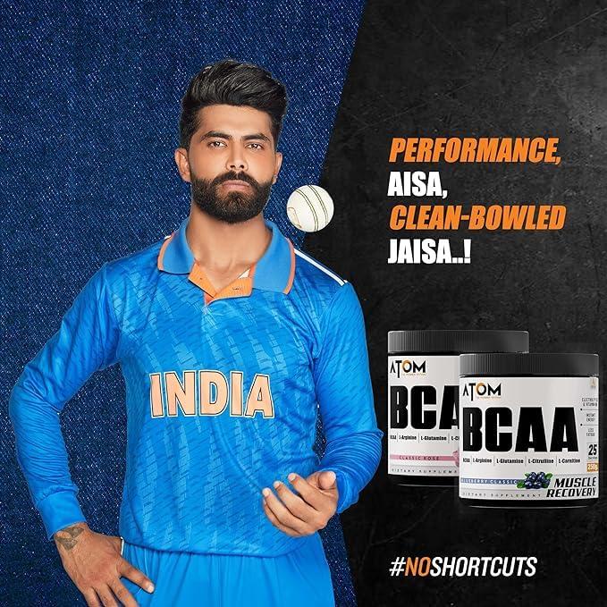 Asitis Nutrition Asitis Nutrition Atom Bcaa 250Gm With L-Arginine, L-Carnitine, L-Citrulline For Energy Burst & Athletic Performance | Fruit Punch Flavor Powder