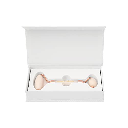 EARTH THERAPY EARTH THERAPY Spa Grade Marble Crystal Jade Roller for Face Anti Aging Healing, Facial Slimming, Wrinkles Rejuvenates Skin Clears Toxins Reduces Puffiness