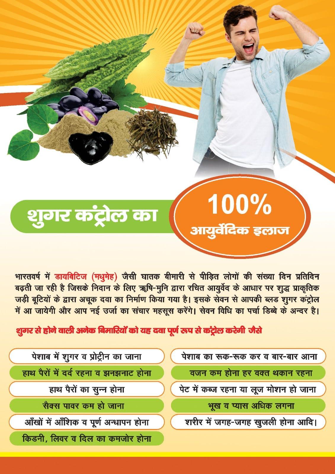 VISHNU SUGAR NASHAK VISHNU SUGAR NASHAK Powder Diabetes Care |Helps Manage Blood Sugar |Diabetes | Ayurvedic Blend for Balanced Blood Sugar Management Natural | Glucose Level (408 Gm) Pack of 2