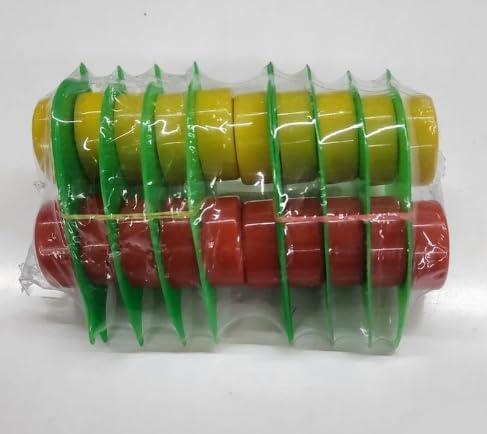 eVasavamba eVasavamba | Gopuram Leaf Set | Combi of Turmeric & Kumkum | Manjal & Kumkum | Thamboolam Pack | A++ Grade, 100 Sets