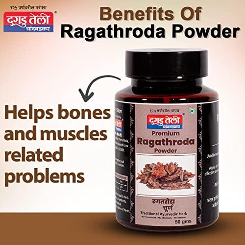 DAGADU TELI Dagadu Teli Ragathroda Powder | Diospyros virginiana | Rakta rohida | Narrow-Leaved Ebony Powder - 50g (Pack of 2)