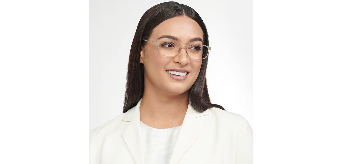 LENSKART PLUS Lenskart READERS | Grey Rectangular Full Rim Reading Eyeglasses | For Men & Women | For 2.5 Power | LR E13698