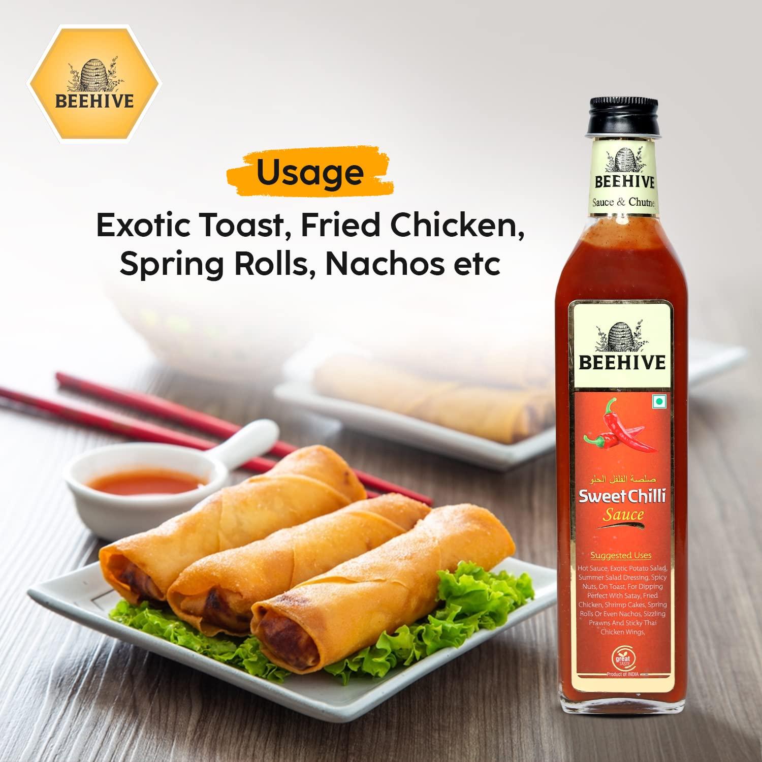 BEEHIVE Beehive Sweet Chilli Sauce, 565gram | With Natural Ingredients
