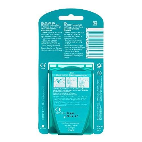 Compeed Compeed Callus Removal Bandage Strips For Under Foot Rubbing Protection, Breathable Callous Remover Pads For Feet Medium Size_6 Pcs Box Pack