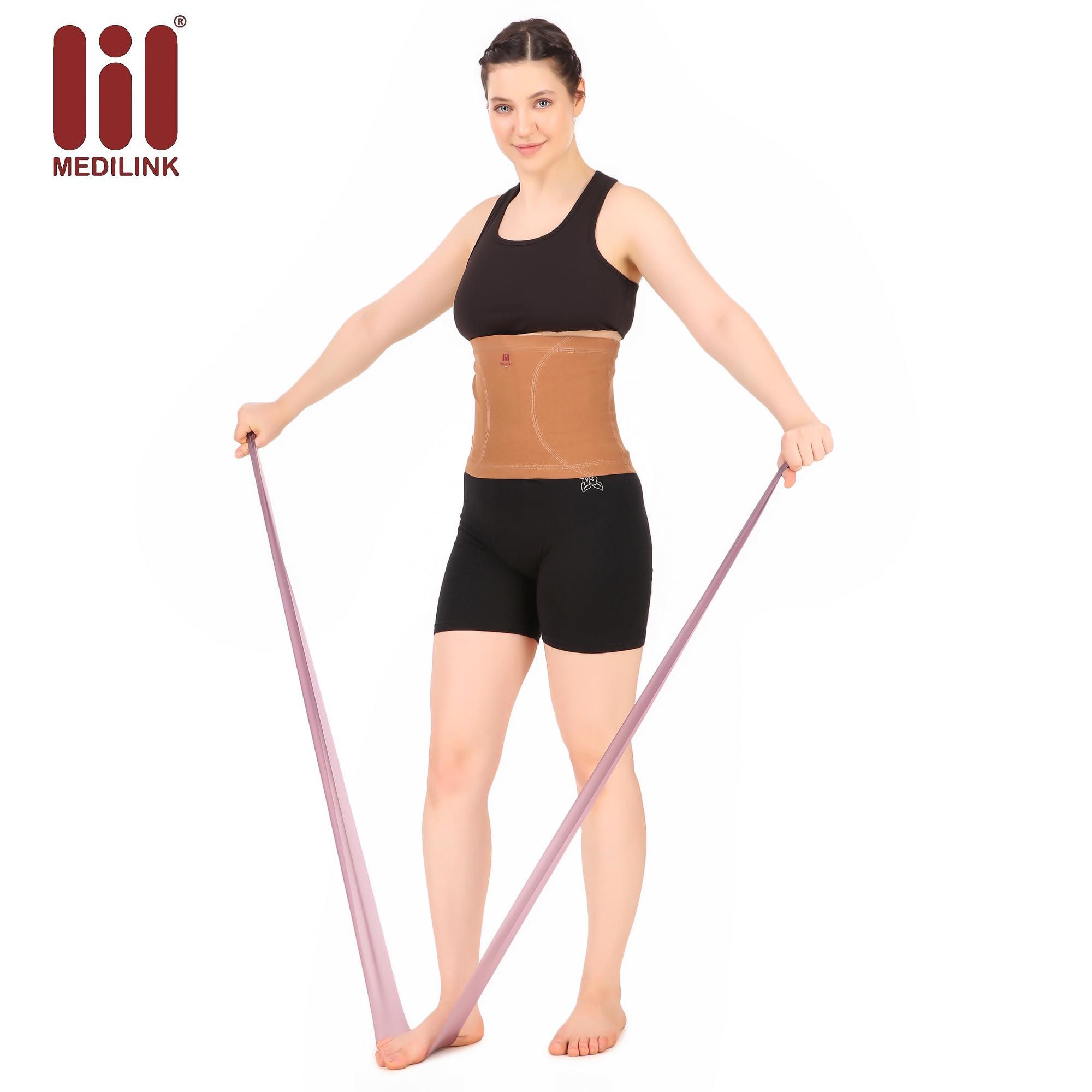 Medilink Medilink Anti Rolling Waist Shapewear Belt Tummy Tucker - Small Skin