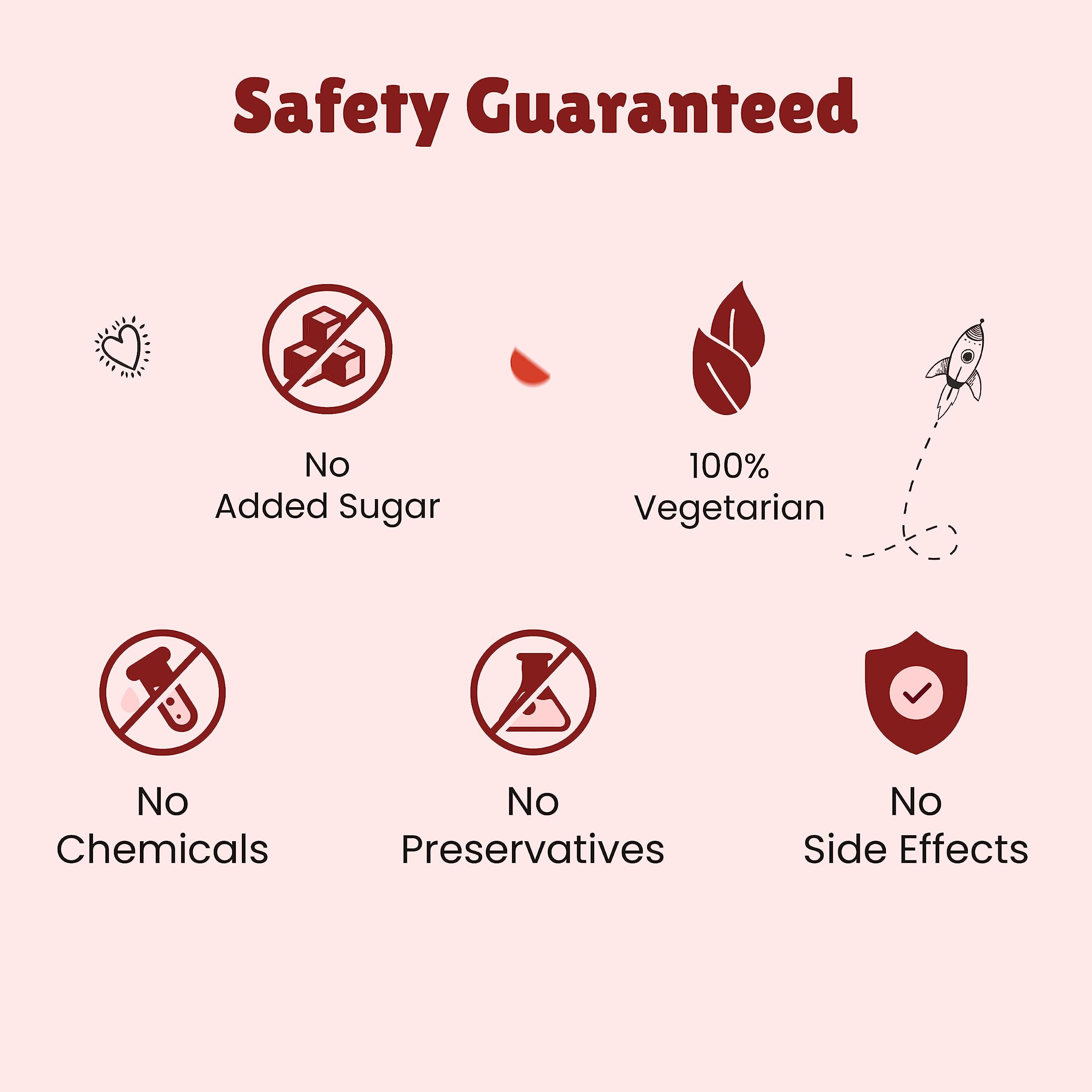 Little Joys Little Joys Biotin Hair Health Gummies (2-12 years) | 30 Days Pack | Strawberry Flavour | Developed by Paediatrician, No Side Effects