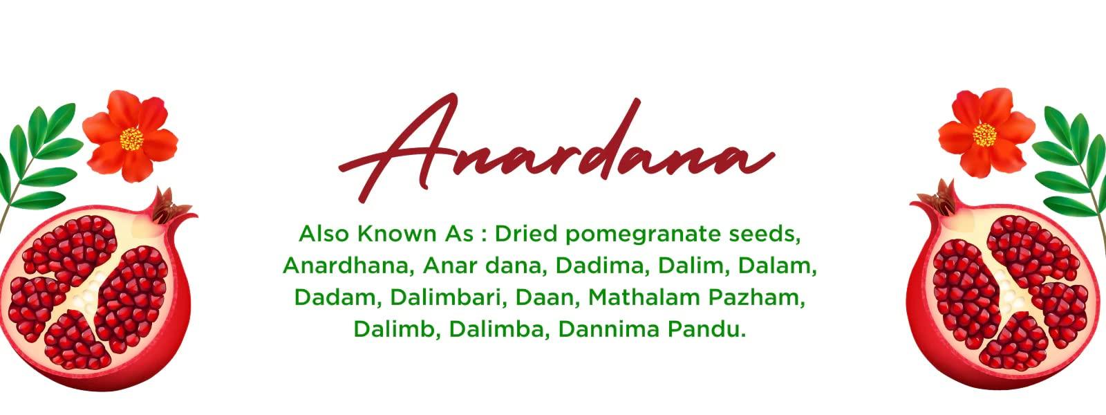 eVasavamba eVasavamba, Dried Pomegranate Seeds | Anardhana | Anar ke Beej | Pomegranate Arils | A++ Grade, 400g