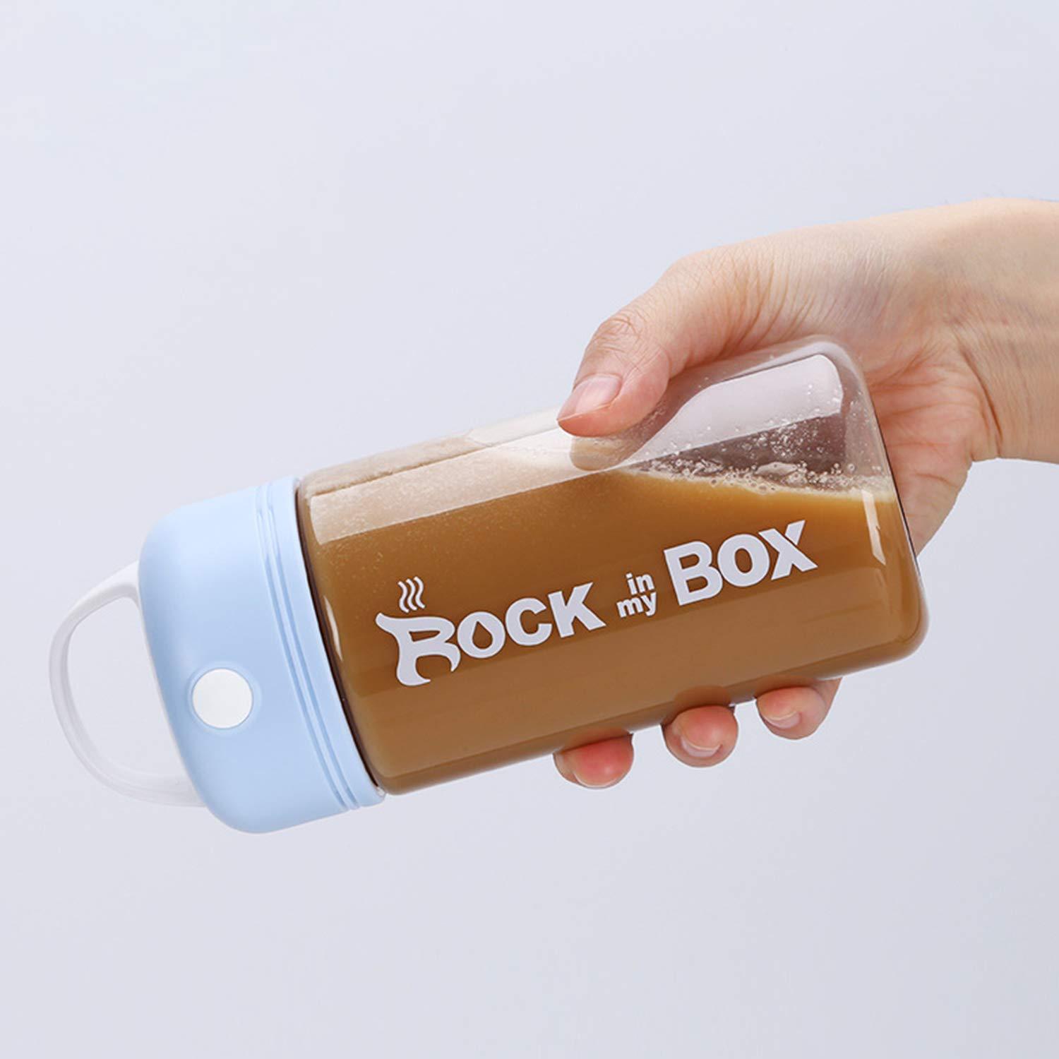 Qunan Qunan 380mL Electric Protein Shaker Bottle Portable M er Cup Powered Coffee Shaker Cups plement M er for Protein Shakes Gym Pre-Workout