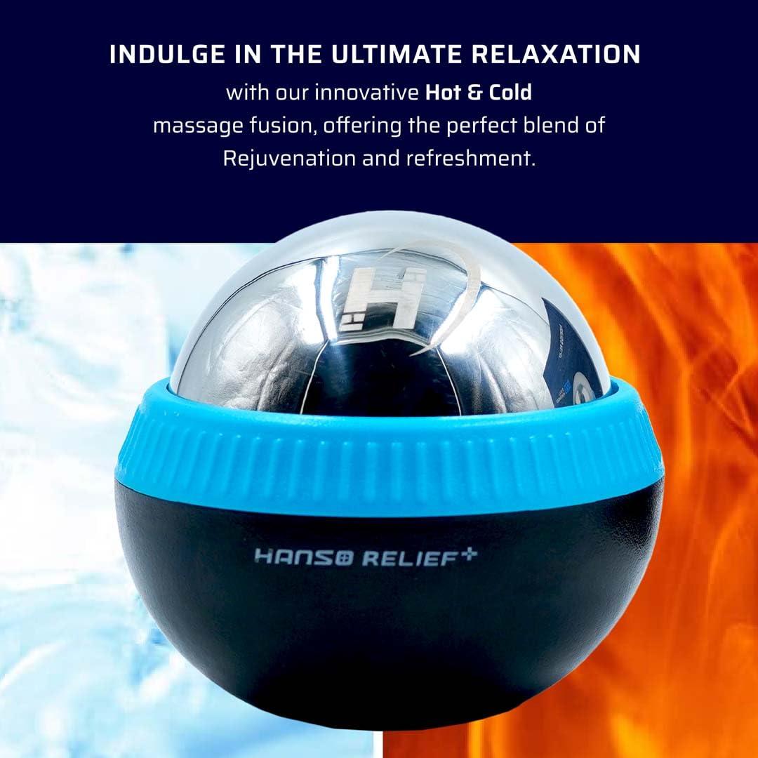 HANSO HANSO Massage ball | Hot & Cold Dual Massage | Enhanced Recovery | Compact and Portable | Increased Blood Flow And Circulation (Massage ballH 70)