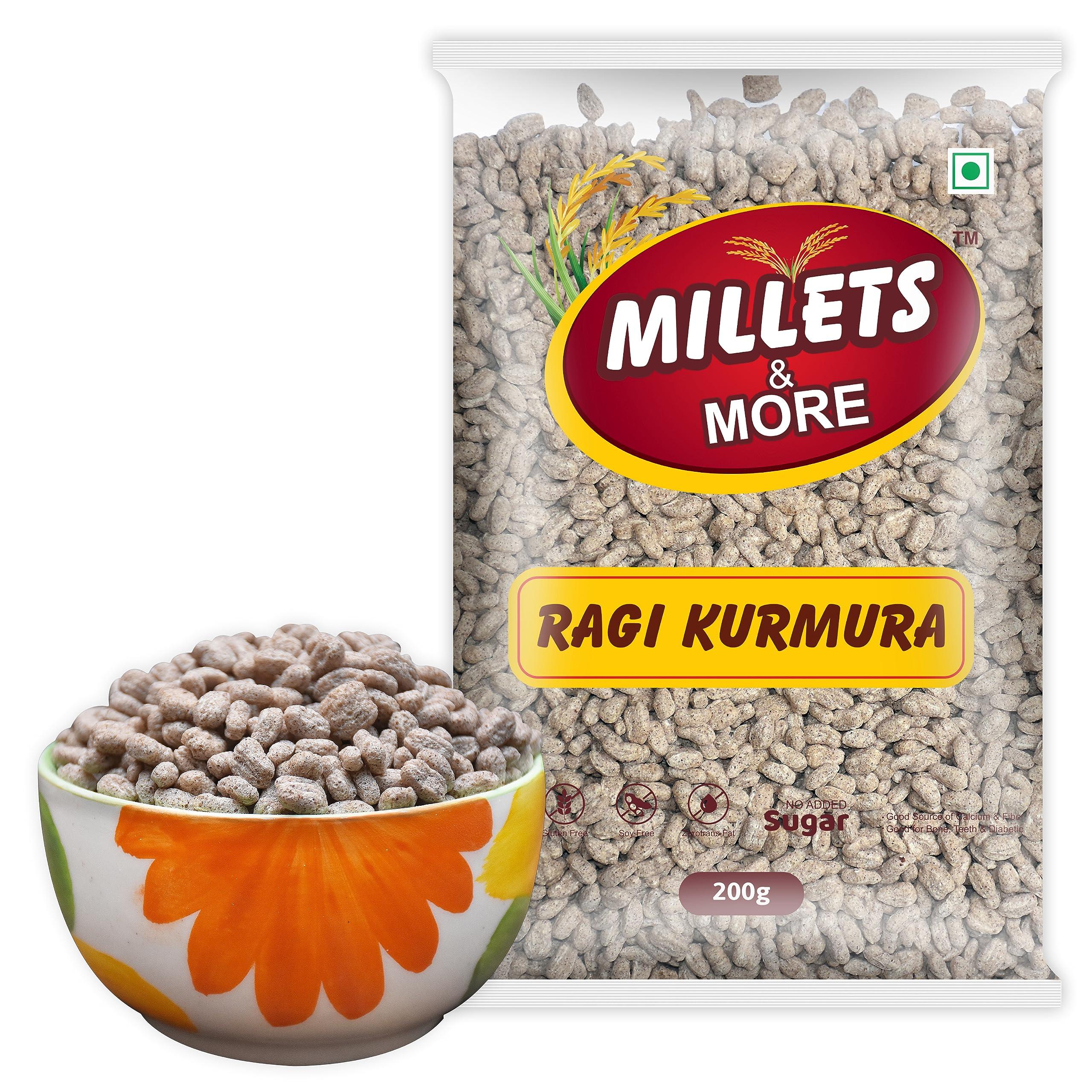 MILLETS & MORE MILLETS & MORE Ragi Kurmura Pp - 200 Gm