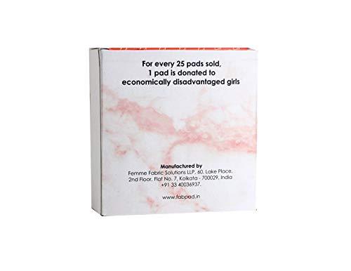 FabPad FabPad Reusable Washable Sanitary Cloth Pads Napkins Eco-Friendly Menstrual Hygiene Solutions (Pack of 1) (Non Dye, Maxi - 31.5 CM)