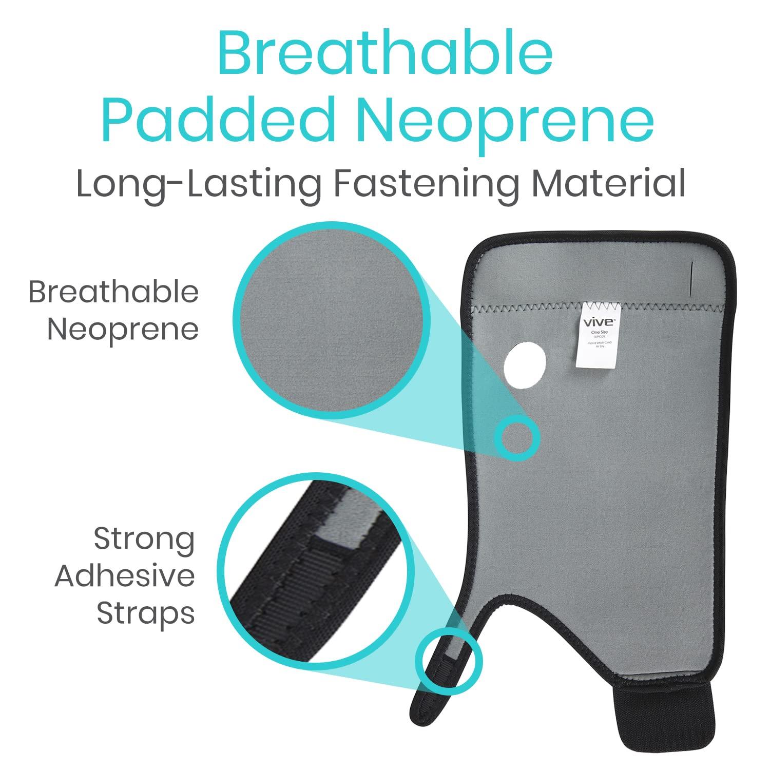 VIVE Wrist Brace by VIVE - Best Universal Support for Carpal Tunnel Tendonitis Wrist Pain Sports Injuries - Removable Splint - One Size Fits Most - Satisfaction Guarantee Right Wrist Left Wrist