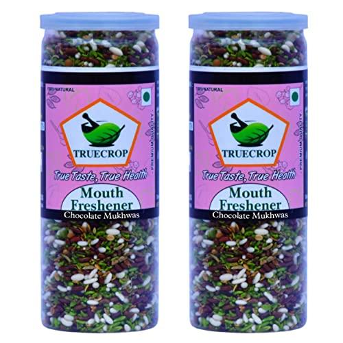 Generic Truecrop Premium Chocolate Mukhwas Mouth Freshener with Fennel seeds 400g | Pack of 2 |