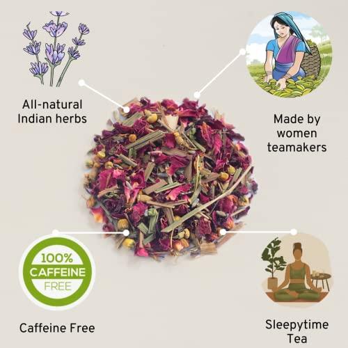 Ahista Tea Ahista Tea | Sleepytime Tea | 35g Loose Leaf Tea Tin | Om | Herbal Tea