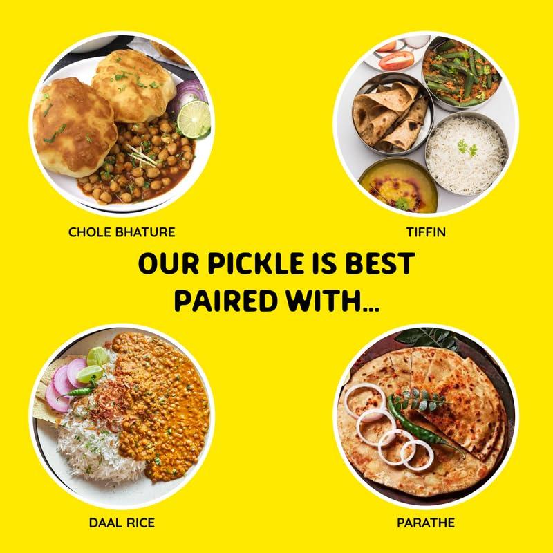 Farm Didi Farm Didi Sweet Mango Pickle With Jaggery 1Kg|Oil Free Pickle In Fresh Authentic Aam Ka Meeta Achar|No Preservatives Aachar|Sweet Mango Pickles Homemade|Mango Pickles In Amazon Fresh