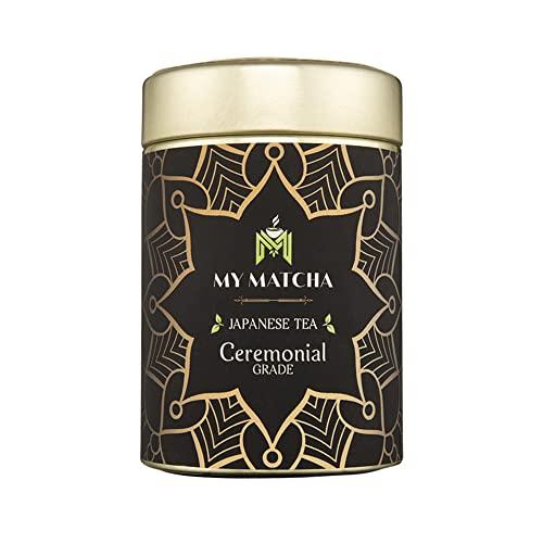 My Matcha My Matcha - Ceremonial Grade Traditional Japanese Matcha Green Tea Powder | Real Matcha Tea, (30g) Tin | High in Antioxidants & Full in Energy