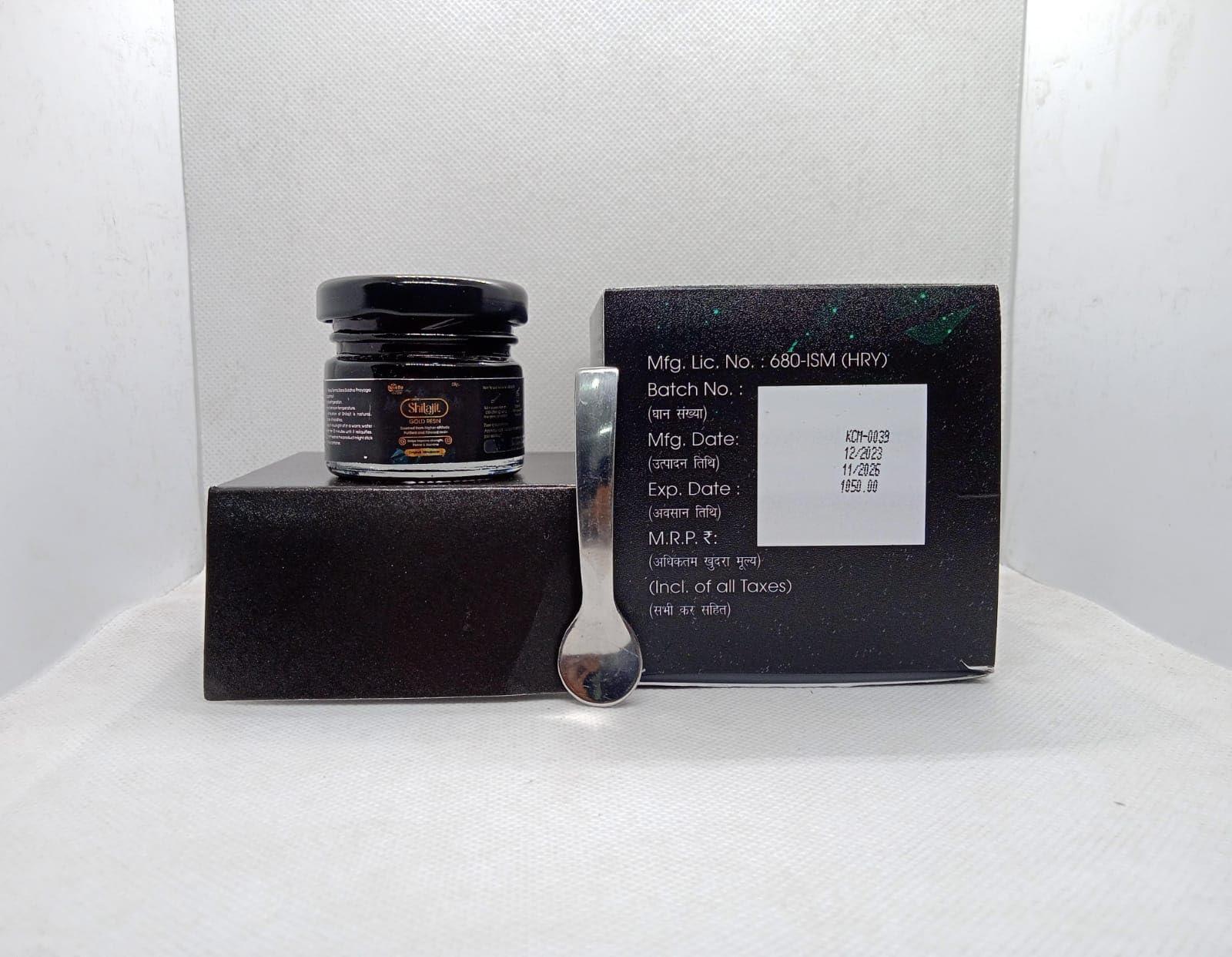 Generic Shilajit Gold Resin - 20g | Helps in boosting Stamina | Contains 24 Carat Gold | 100% Ayurvedic