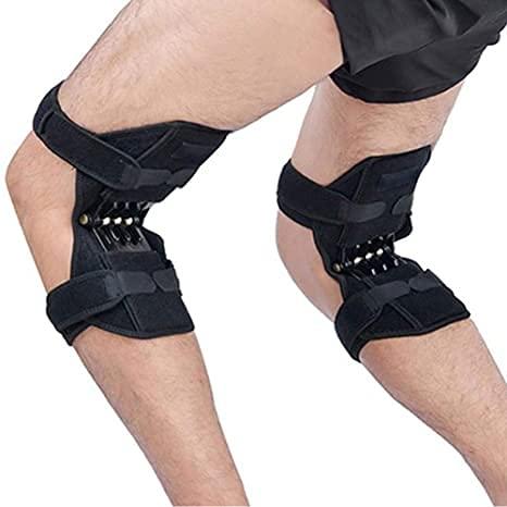 SEASPIRIT SEASPIRIT Spring Knee Booster Power Knee Joint Support Protective Sports Knee Stabilizer Pads Knee Protection Booster - Rebound Spring Force Knee Power Enhancer Booster