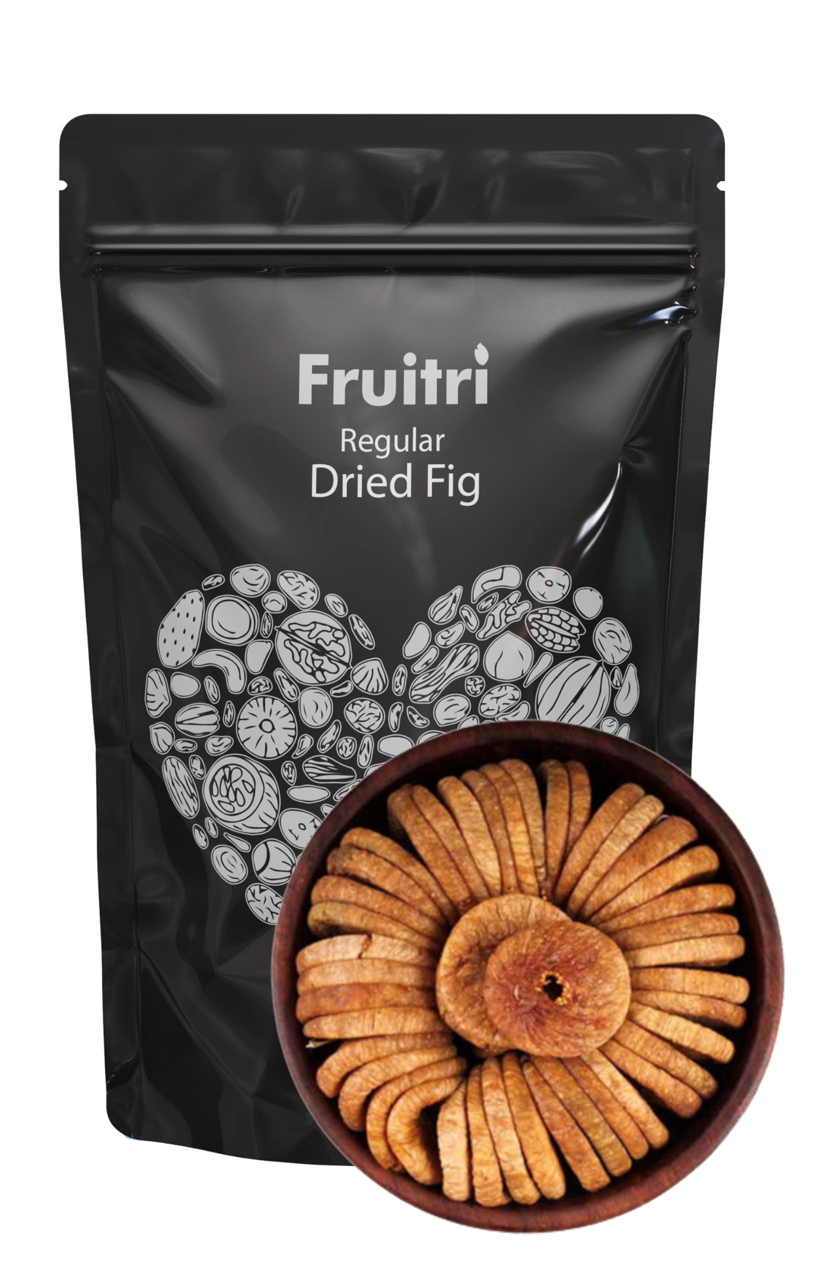 Fruitri Fruitri Regular Sun Dried Fig, Vacuumed Pack Afghani Anjeer, Medium Size, 400Gram