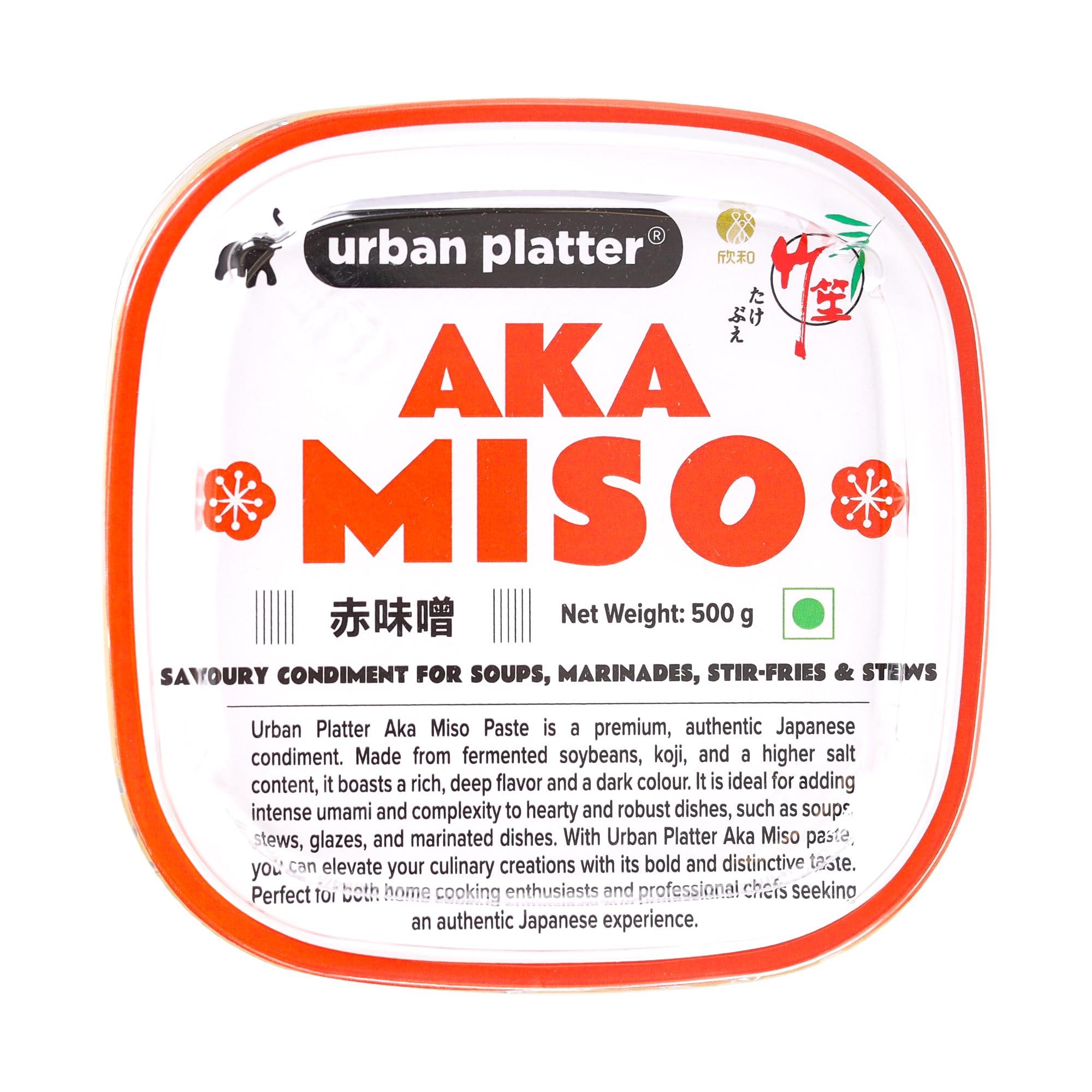 urban platter Urban Platter Aka Miso, 500g (Dark Miso | Strong Flavours | Soy Based | Japanese Staple)
