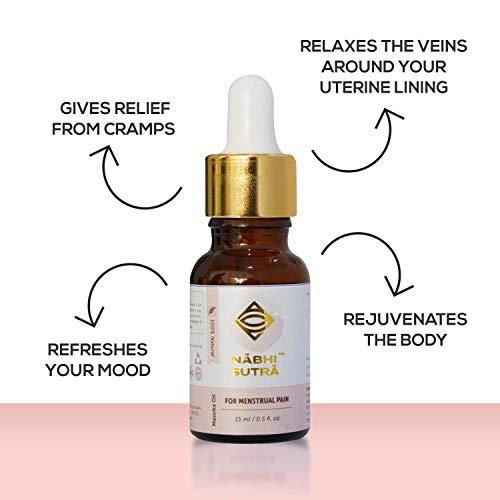 Nabhi Sutra Nabhi Sutra Hair Growth Support Oil - Hair Fall, Dandruff Control Oil + Period/Menstrual pain Relief Oil - | Instant Relief from Menstrual Cramps for women - Belly Button OIl