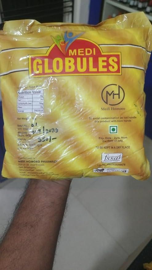 MEDI MEDI Globules Blank Pellets Plain Pills Sulphur Free for Homeopathic Medicine Natural Remedy (25 Size)