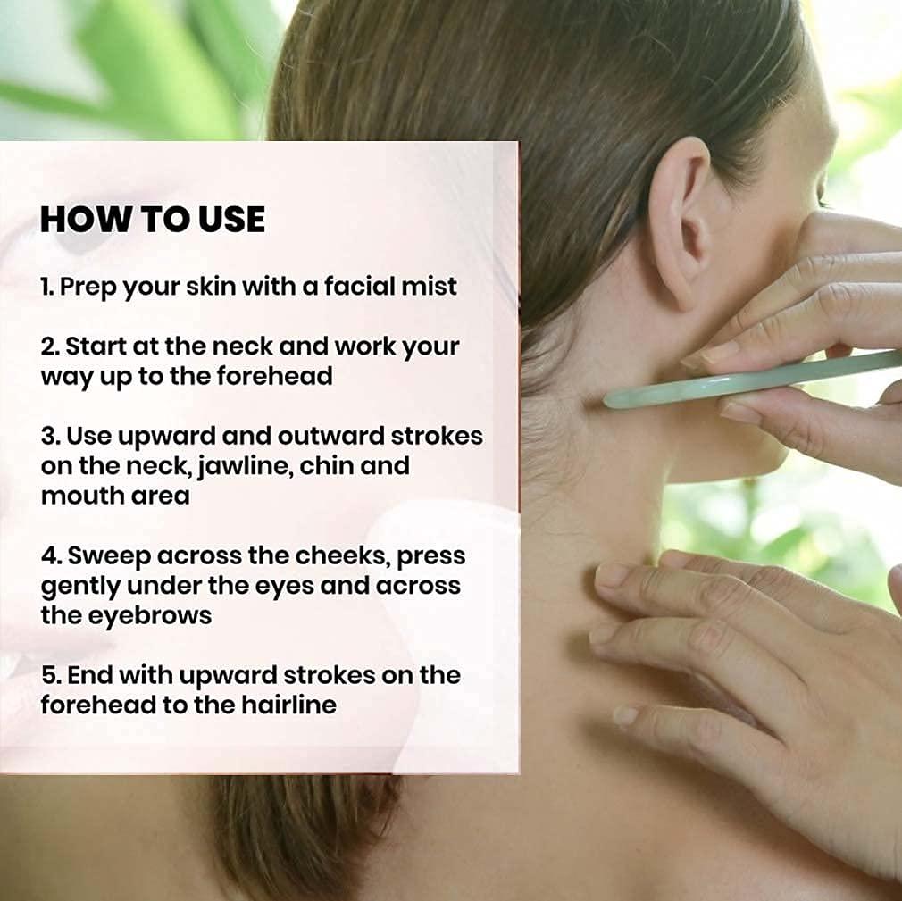 Traditional India Traditional India Gua Sha Facial Tool,Asian Guasha Stone Rose Quartz Gua Sha Massage Tool A Relaxing Gua Sha For Jawline,Double Chin,Wrinkles And Pain Relief(Spa00C24)