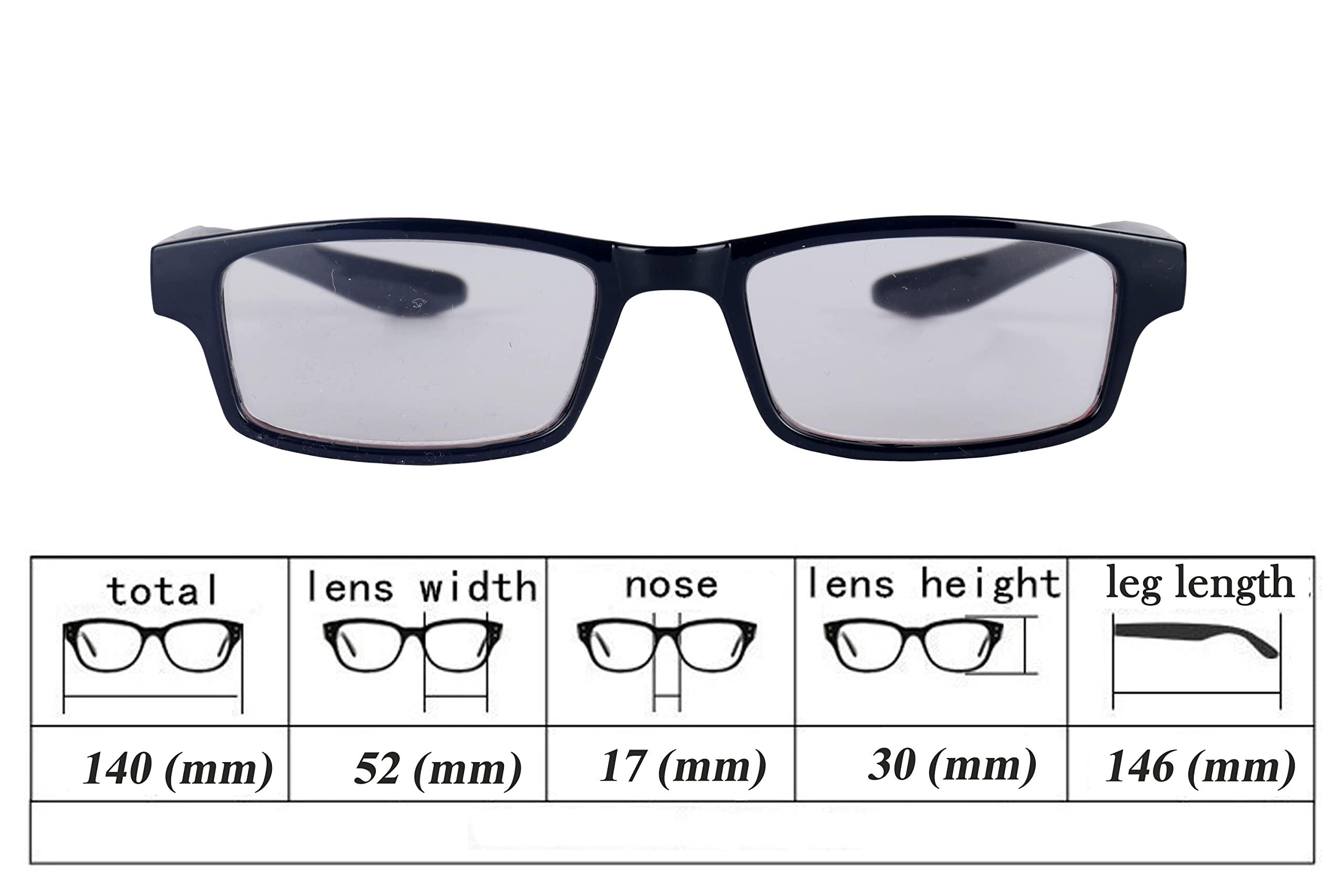 IRYZ IRYZ Long Sides Hang in Neck Rectangular Solid Full Rim Frame Reading Glasses for Men & Women | Medium Red | Near Vision Power +1.0, 1.25, 1.5, 1.75, 2.0, 2.25, 2.5, 2.75, 3.0