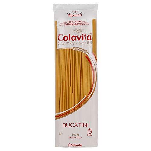 COLAVITA Colavita Bucatini Pasta (500g) | Hard Durum Wheat Pasta | Imported from Italy | Pack of 2