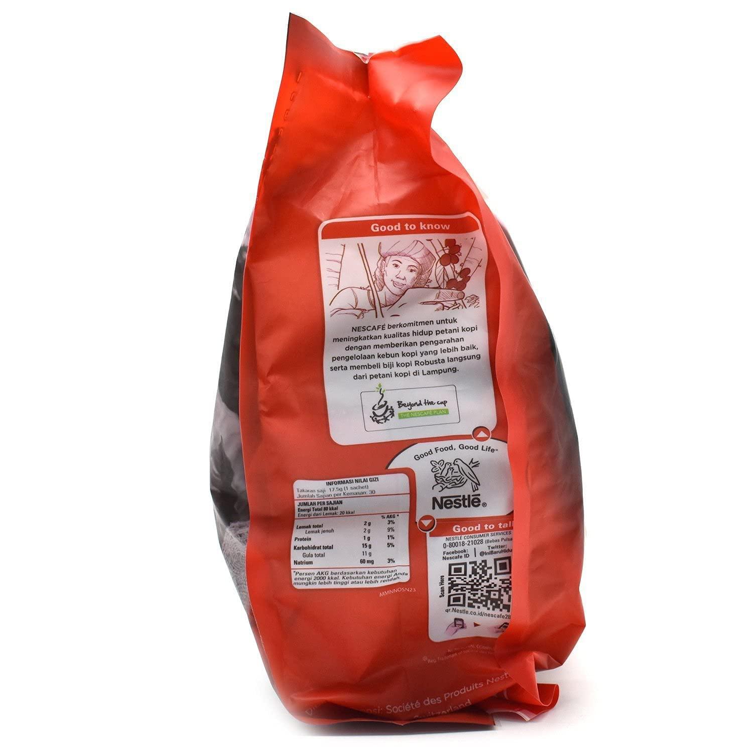 Nescafé NESCAFÉ 3 In 1 Original Soluble Ground Coffee Beverage,30 Sachets Bag